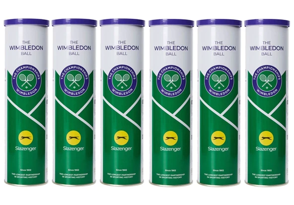Slazenger Wimbledon 4'lü 6 Kutu Tenis Topu ürün görseli 1
