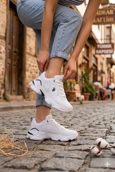 U.S. Polo Assn. BOB WMN 6FX Rahat Orijinal Ürün Sneaker Kadın Ayakkabı ürün görseli 1