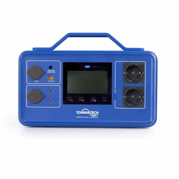 TommaTech 512W Taşınabilir Güç Kaynağı ürün görseli 1
