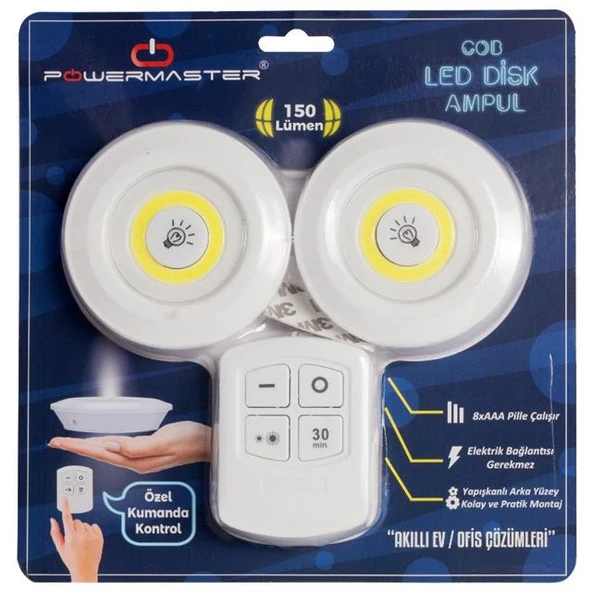 Powermaster Cob Led Kabin Ampul Kumandalı - Resim 2