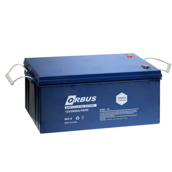 Orbus Jel akü 12V 200Ah ürün görseli 1