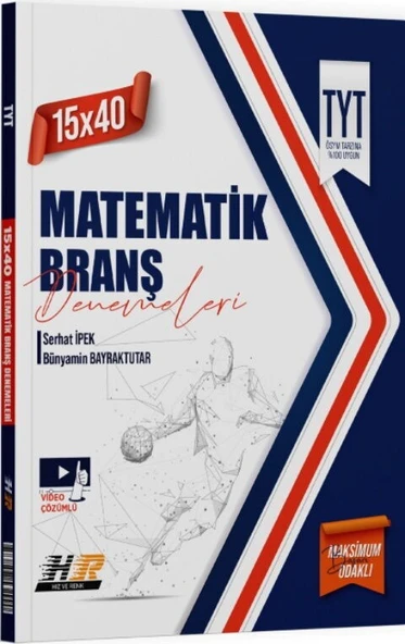 TYT Matematik 15 x 40 Denemeleri Hız ve Renk Yayınları ürün görseli 1