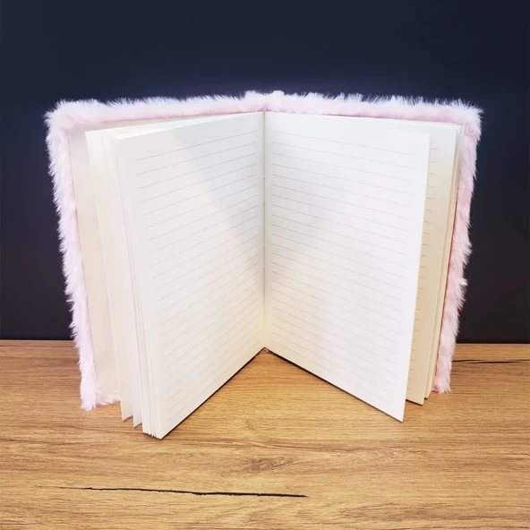 Panda Tasarımlı Peluş Defter - Resim 2