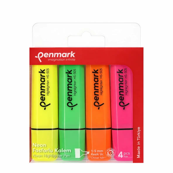 PENMARK 4 LÜ FOSFORLU KALEM ürün görseli 1