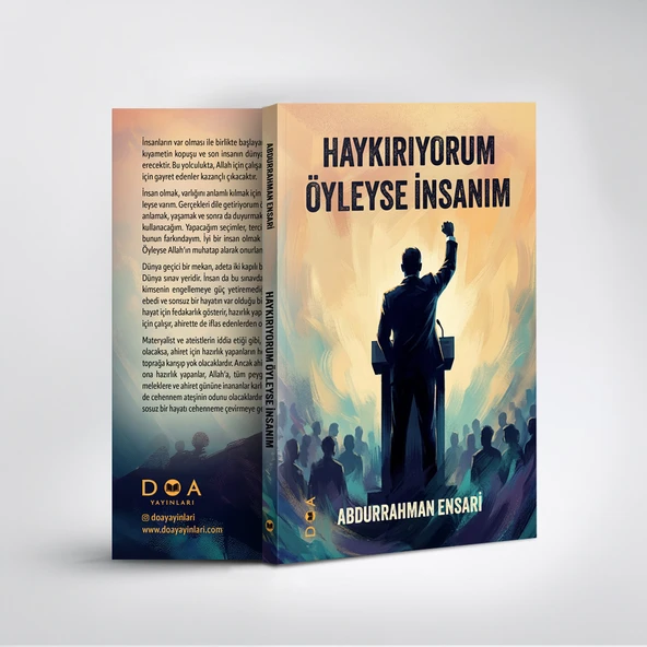 Haykırıyorum Öyleyse İnsanım - Abdurrahman Ensari ürün görseli 1