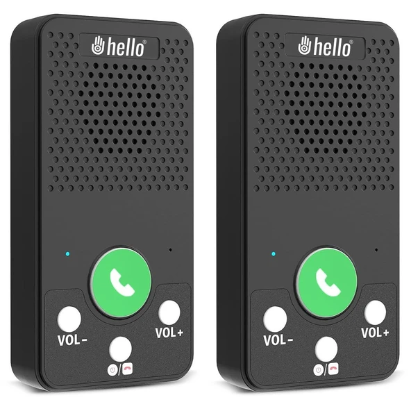 Hello D10A 1000 Mah Şarjlı İnterkom Kapalı Devre Konuşma Sistemi ürün görseli 1