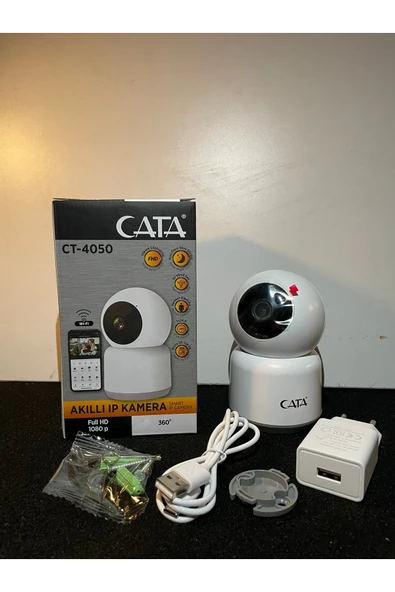 Cata 360 Derece Dönebilen Akıllı Wi-fi Kamera(FULL HD-1080P) Ct-4050 ürün görseli 1