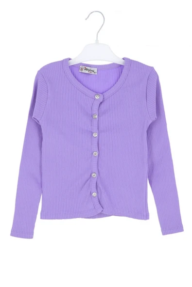 Kız Çocuk Hırka Düğmeli - Resim 6