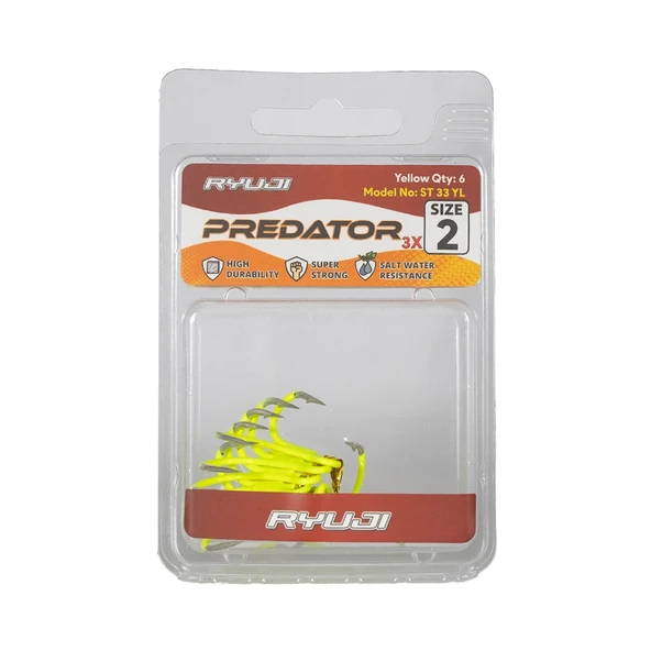 Ryuji Predator ST33 Yellow Üçlü İğne İğne No : 4 - Resim 2
