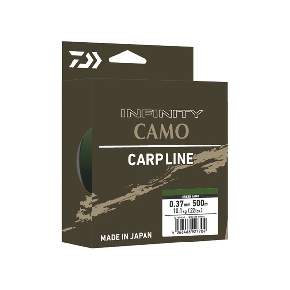 Daiwa Infinity Camo Carp Brown 500m Sazan Misinası Kalınlık (mm) : 0,34mm ürün görseli 1