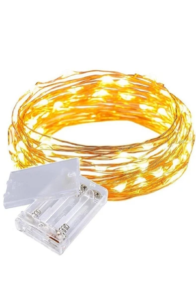 ACK Ultralight Ack Pilli Ledli 10 Metre Süsleme Işığı Gün Işığı As90-00950 ürün görseli 1