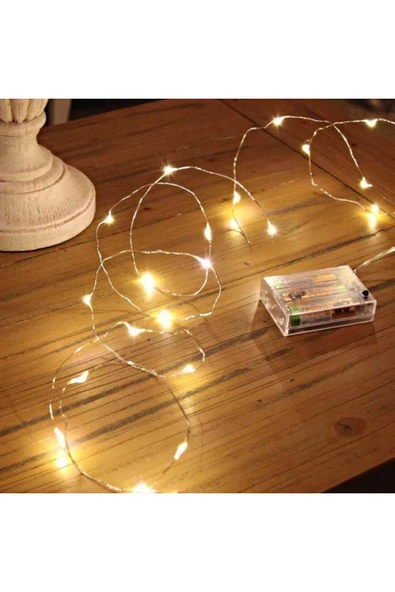 ACK 3w 10 Metre Ilık Beyaz Pilli Led Süsleme Işığı As90-00990 ürün görseli 1