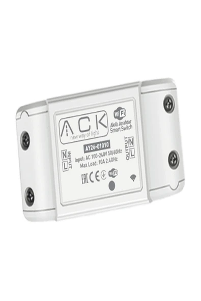ACK Wi-Fi Akıllı Anahtar AY26-01010 ürün görseli 1