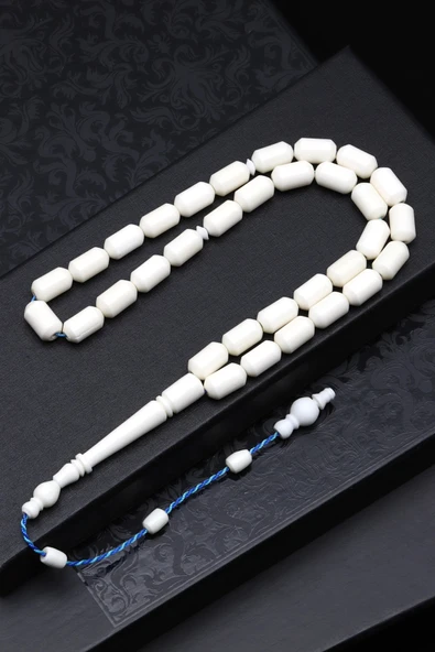 Kemik Tesbih 7 x 12 mm Silindir Kesim T-1732 ürün görseli 1