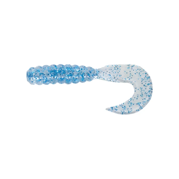 Ryuji Swim Worm 5,5cm Silikon Yem Renk : Blue Silver Glitter ürün görseli 1