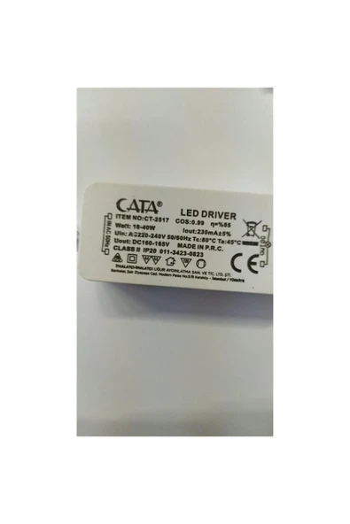 Cata 18-40 Watt Led Driver Ct-2517 (Sadece Ürünlere Uyumludur) ürün görseli 1