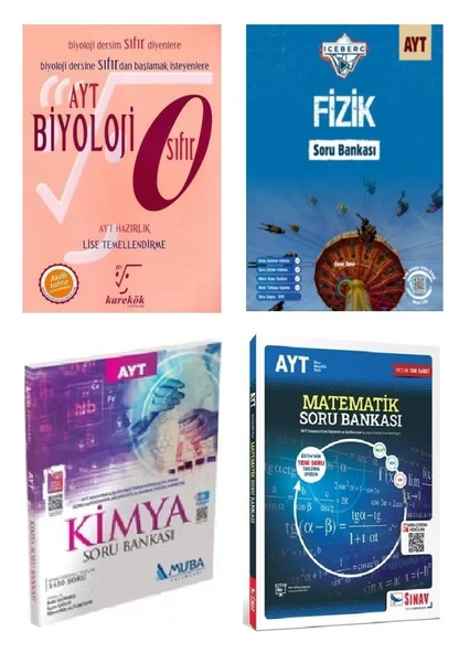 Karma Ayt Sayısal Soru Bankası Seti 4 Kitap ürün görseli 1