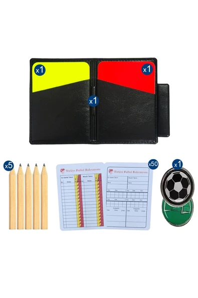 Hakem Mini Maç Seti , Hakem Set, Aday Hakem Seti , Futbol Hakem Seti ürün görseli 1
