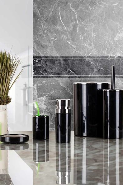 Lenox Siyah 5li Banyo Seti M-SAS03-06 ürün görseli 1