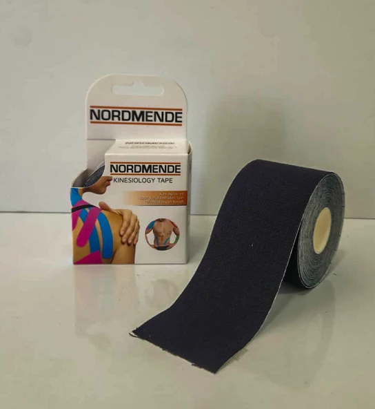 Kınesıo Tape Ağrı Bandı 5cm x 5 Metre - Siyah , Kınesıo Bant, Kinesıology Tape Bant ürün görseli 1