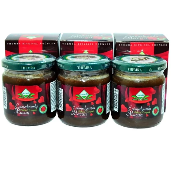Themra bitkisel ürünler Ballı Macunu Kuvvet Mesir Macun 240gr x 3 adet set ürün görseli 1