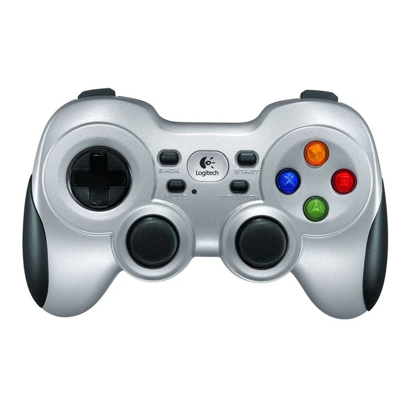 Logitech F710 Kablosuz Gamepad, 2.4 GHz Kablosuz Bağlantı Özelliği, Çift Titreşimli Bildirim Motoru, 4 Düğmeli Hassas D-Pad, XID Modu, Gri ürün görseli 1
