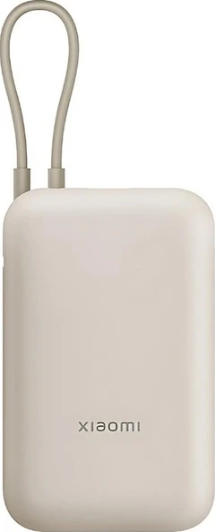 Xiaomi 10000 Mah Dahili Kablolu Powerbank Type-c Beyaz ürün görseli 1