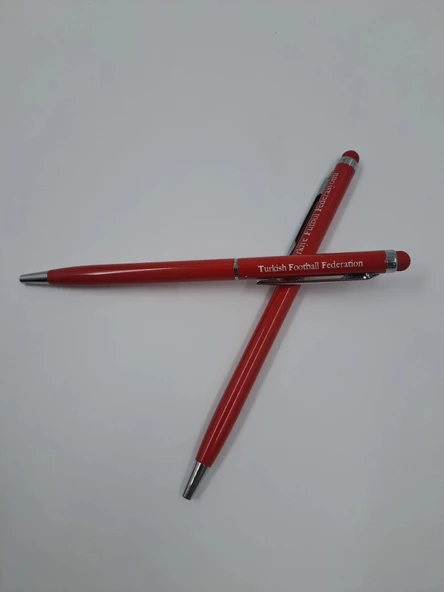 Metal Kırmızı Tükenmez Kalem ürün görseli 1