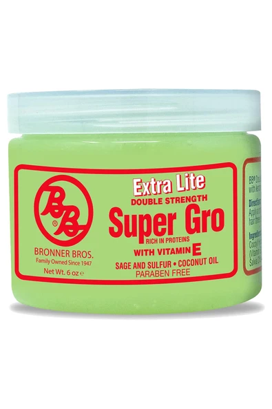 Bronner Bros Super Gro Extra Lite Vitamin E Saç Bakım Kremi 170GR ürün görseli 1