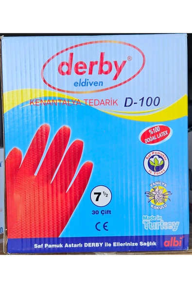 Derby Plastik eldiven koli 30 çift ürün görseli 1