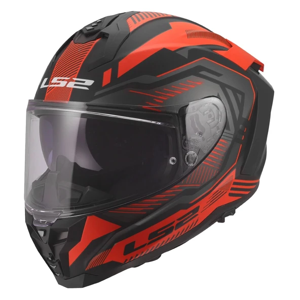 LS2 CHALLENGER 2 DRAVIX MAT KIRMIZI KASK ürün görseli 1