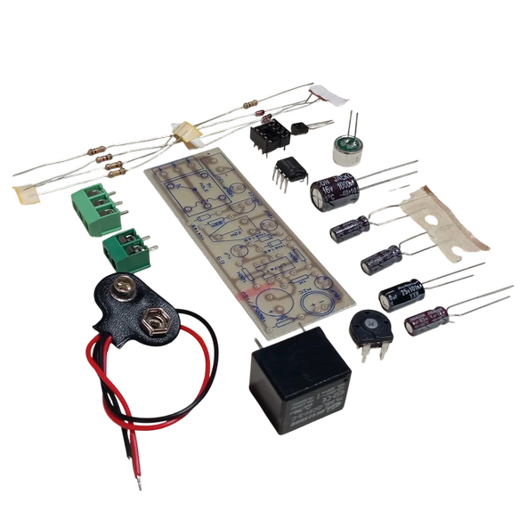 DC 9-12V Ses ile Röle Kontrol (Ses Algıladığı Sürece Röle Aktif) Kendin Yap Hobi Devresi DIY Lehimleme Kiti - Demonte(Montesiz) ürün görseli 1