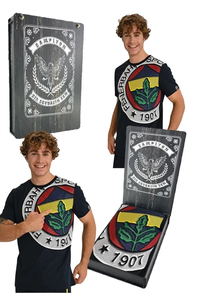 Fenerbahçe ERKEK TRIBUN ALTI RENK LOGOLU TSHIRT LAZER KUTU HEDİYELİ ürün görseli 1