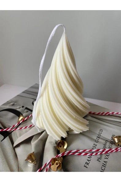 ÇAKRA Yılbaşı Çam Ağacı Dekoratif Model Kokulu Vegan Soya Mum ürün görseli 1