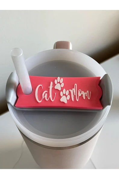 ÇAKRA Cat Mom Yazılı Model Quencher ile Uyumlu Termos Kapağı – 1.18 LT Uyumlu ürün görseli 1