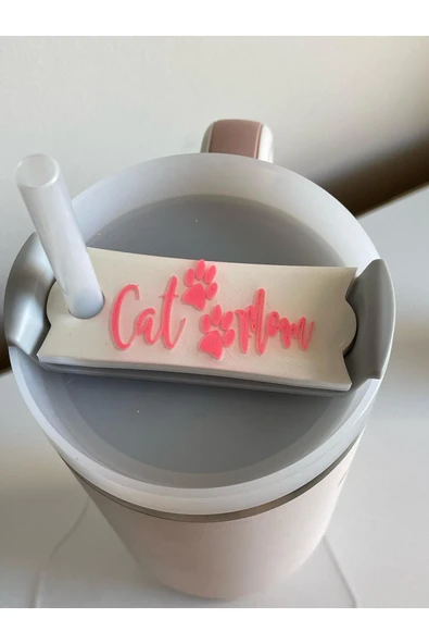 ÇAKRA Cat Mom Yazılı Model Quencher ile Uyumlu Termos Kapağı – 1.18 LT Uyumlu ürün görseli 1