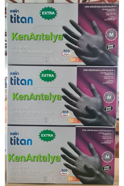 KOİNSMH Titan ekstra kalın Eldiven M (3 paket) ürün görseli 1