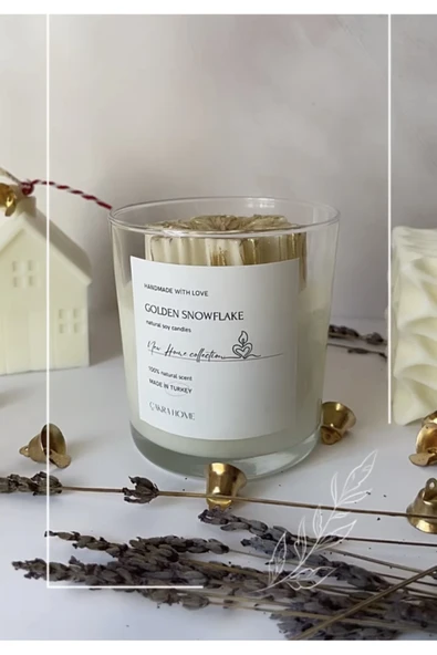 ÇAKRA Yılbaşı Kartanesi Model Kokulu Vegan Soya Cam Bardak Mum ürün görseli 1