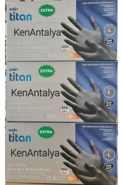 KOİNSMH Titan ekstra kalın Eldiven L koli 20 paket ürün görseli 1