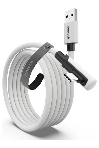 3 M Usb-C Vr Kablo – Quest2/quest Pro/pico 4 Uyumlu Yüksek Hızlı Bağlantı Kablosu BEYAZ ürün görseli 1