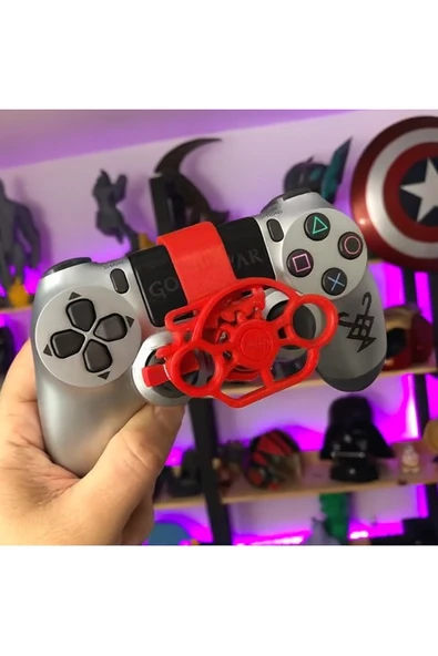 ÇAKRA PS4 DualShock Gamepad Uyumlu 3D Direksiyon Aparatı ürün görseli 1
