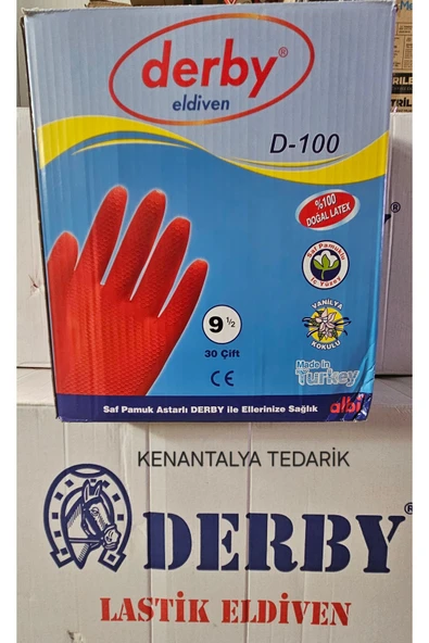 Derby Plastik ekstra güçlü eldiven koli 30 çift ürün görseli 1