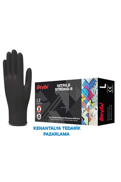 Beybi STRONG-5 NITRILE EKSTRA KALIN (L) KOLİ 20 paket ürün görseli 1