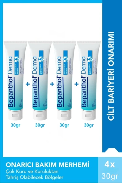 Bepanthol Derma Onarıcı Bakım Merhemi 30 gr x 4 Adet ürün görseli 1