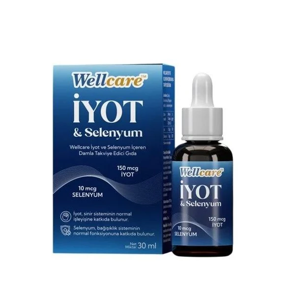 Wellcare Iyot Selenyum Oral Damla 30 ml ürün görseli 1