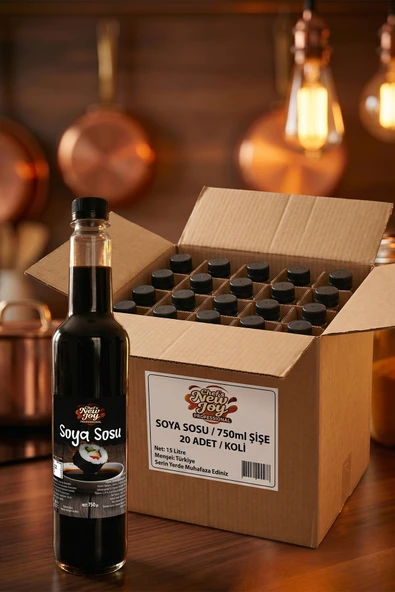 Soya Sosu 750 ML x 20 Adet - 1 Koli (Koli Bazlı Avantaj Paketi) ürün görseli 1