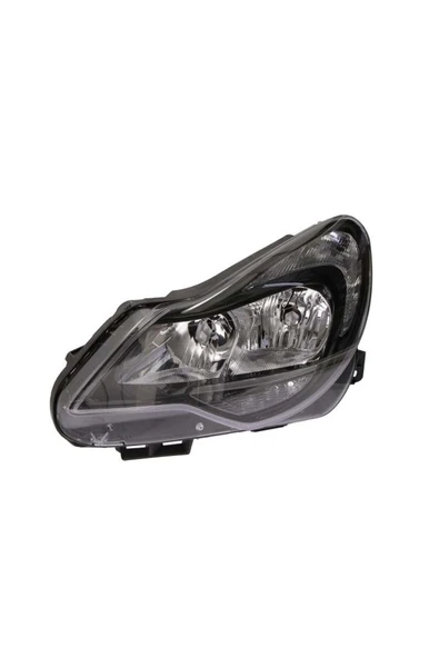Opel / Corsa D Makyajlı Ön Sol Far Füme Renkli Tyc Marka ürün görseli 1