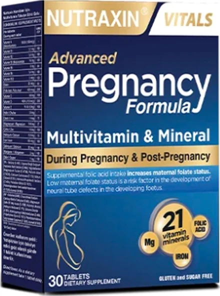 Nutraxin Pregnancy Formula 30 Tablet ürün görseli 1