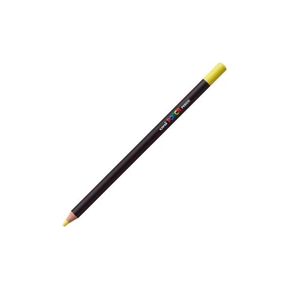Uni-Ball Posca Pencıl Boya Kalemi Limon Sarısı ürün görseli 1