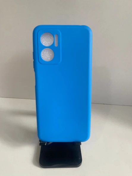 REDMİ NOT 11E UYUMLU AÇIK MAVİ SLİKON KILIF ürün görseli 1